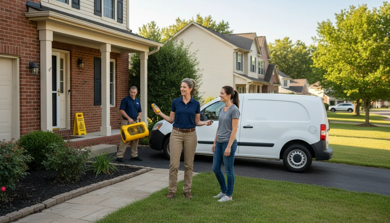 Residential water damage restoration in Keenesburg, CO